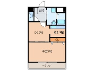 スクエアコートの物件間取画像